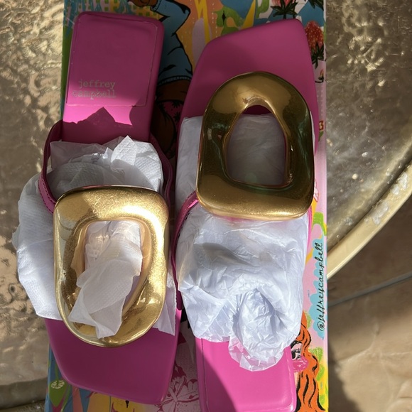 Jeffrey Campbell gorgeous slides, size 6 BNWT - Picture 3 of 9